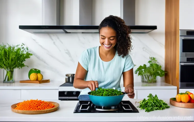 퓨전 패스트푸드 밀키트 제작 팁 - Prompt 1: The Art of Quick Fusion Cooking at Home**