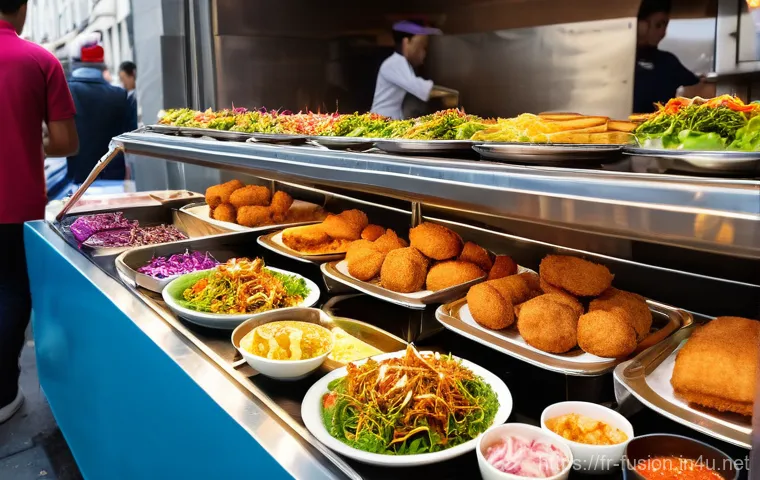 퓨전 패스트푸드 인기 브랜드 랭킹 - **Gourmet Parisian Fusion Burger Experience**
    An ultra-realistic, vibrant photograph capturing a...