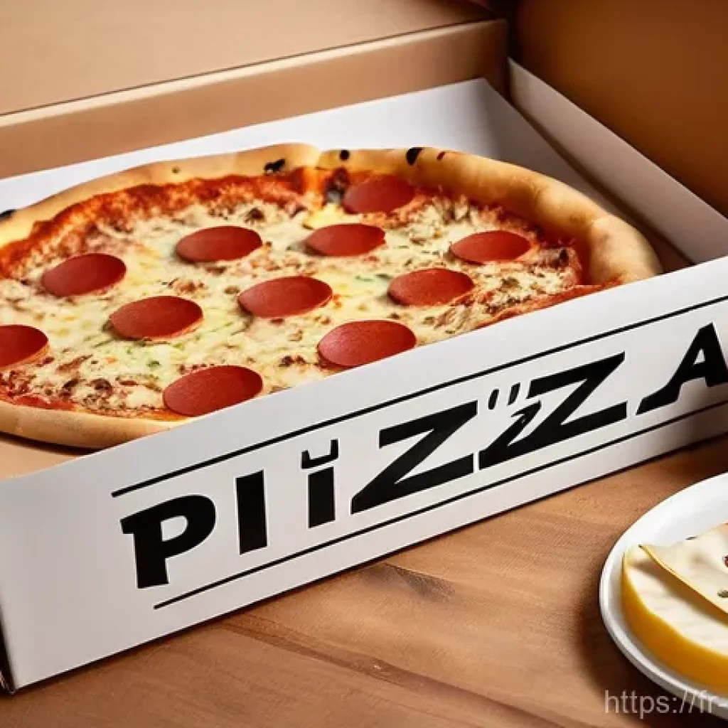 퓨전 피자 포장재 리뷰 - **Aromatic Crispy Pizza in an Innovative Ventilated Box**
    A close-up, eye-level shot of a steami...