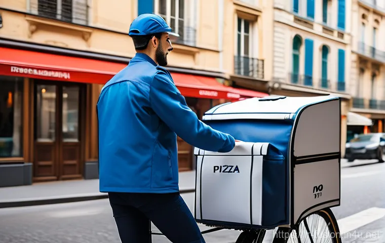 퓨전 피자 포장재 리뷰 - **Sustainable Pizza Box with Unique French Branding**
    A vibrant, stylish pizza box crafted from ...