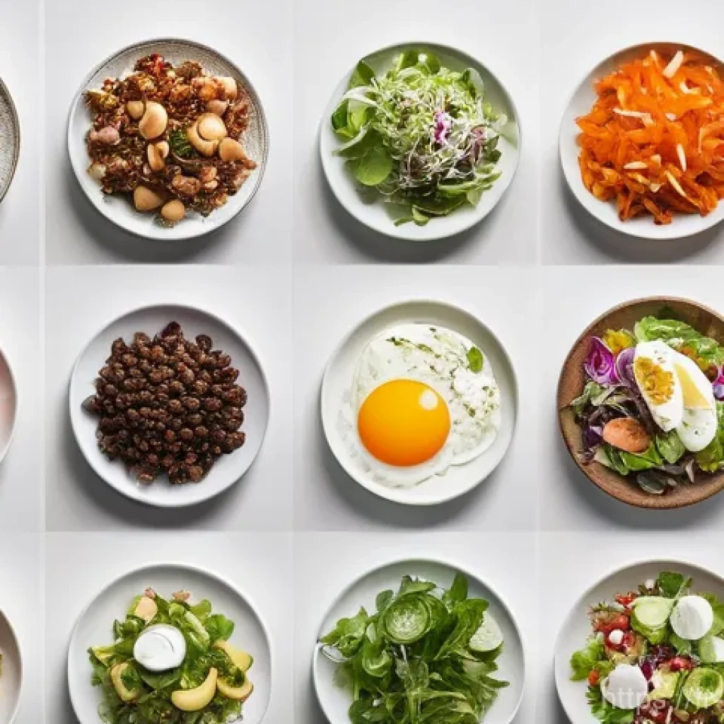 퓨전 치킨과 어울리는 사이드 추천 - The search results provide general inspiration for food photography, plating, and visual description...