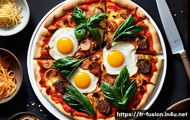 퓨전 피자 재료 비교 관련 이미지 1