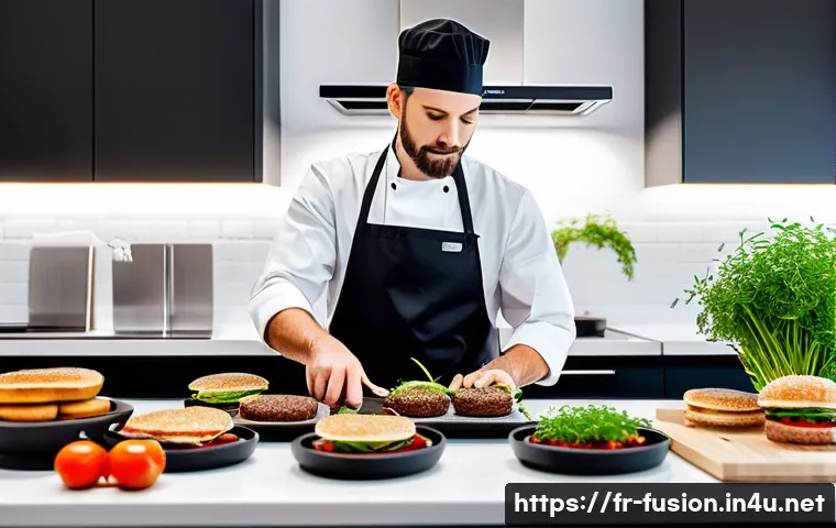 퓨전 버거와 환경 지속 가능성 관련 이미지 1